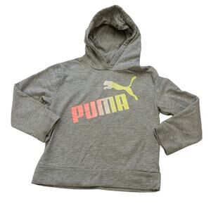 Girl's Grey Logo Hoodie sz 7 (s) Back to School Clothes